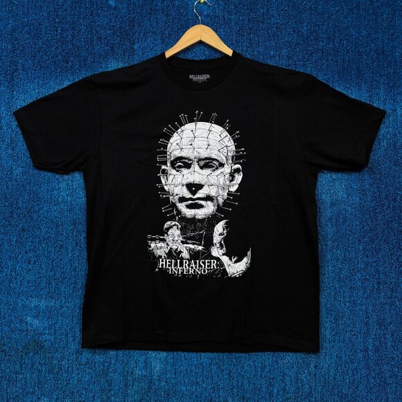 Hellraiser Inferno Pinhead Head Cenobite Horror Movie Tee XL - Picture 1 of 4